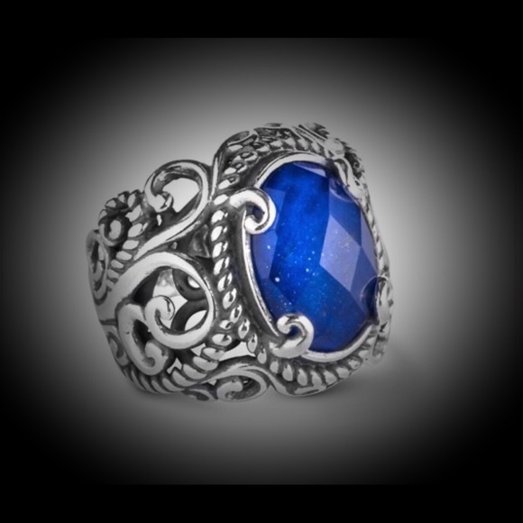 Carolyn Pollack Jewelry - Carolyn Pollack lapiz Lazuli sterling silver Ring.